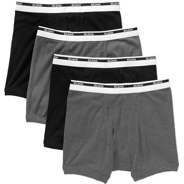 Gildan Men's Premium Cotton Boxer Briefs 4-Pack – sandstormusa