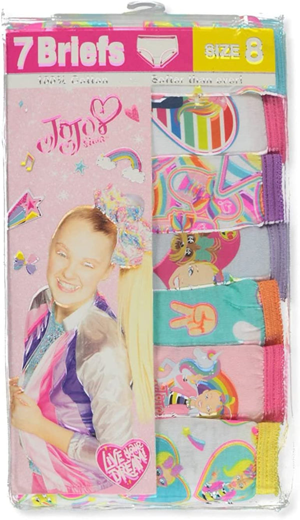 Nickelodeon JoJo Siwa 7 Pack Girls Briefs Panties – sandstormusa