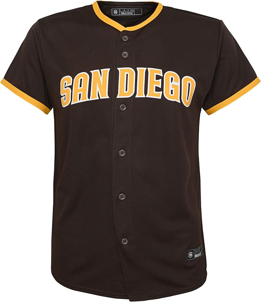 Outerstuff Manny Machado San Diego Padres #13 Brown Youth 8-20 Road Player Jersey