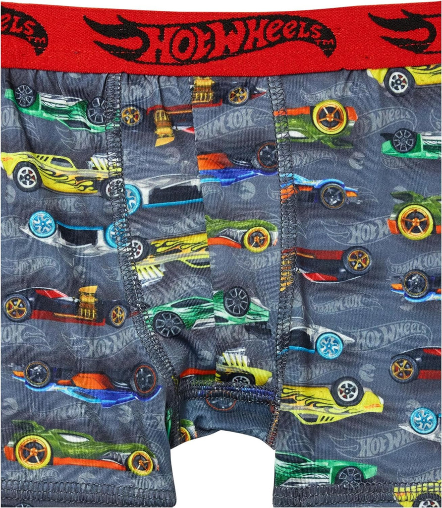 Hot Wheels Boys' Boxerbriefs and Briefs Available in Sizes 2/3t, 4t, 4, 6, 8 and 10