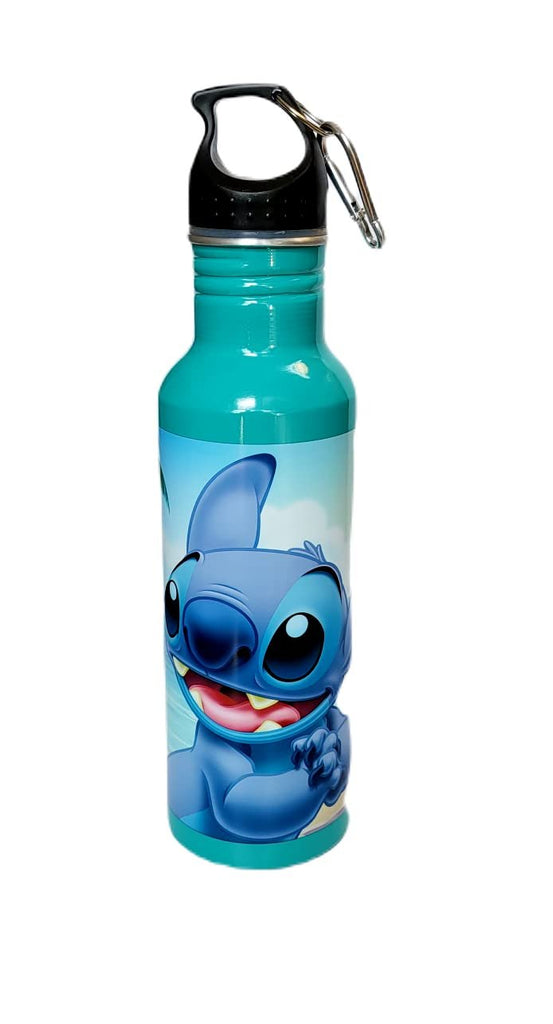 Disney Stitch Surf n Turf Teal Aluminum Water Bottle