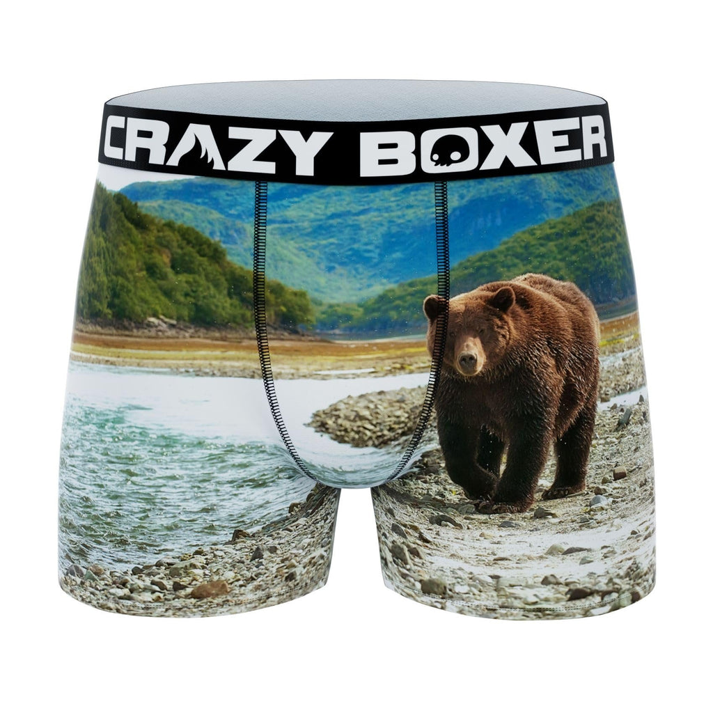 CRAZYBOXER Men's Underwear Soft Original Boxer Brief Soft (2 PACK)