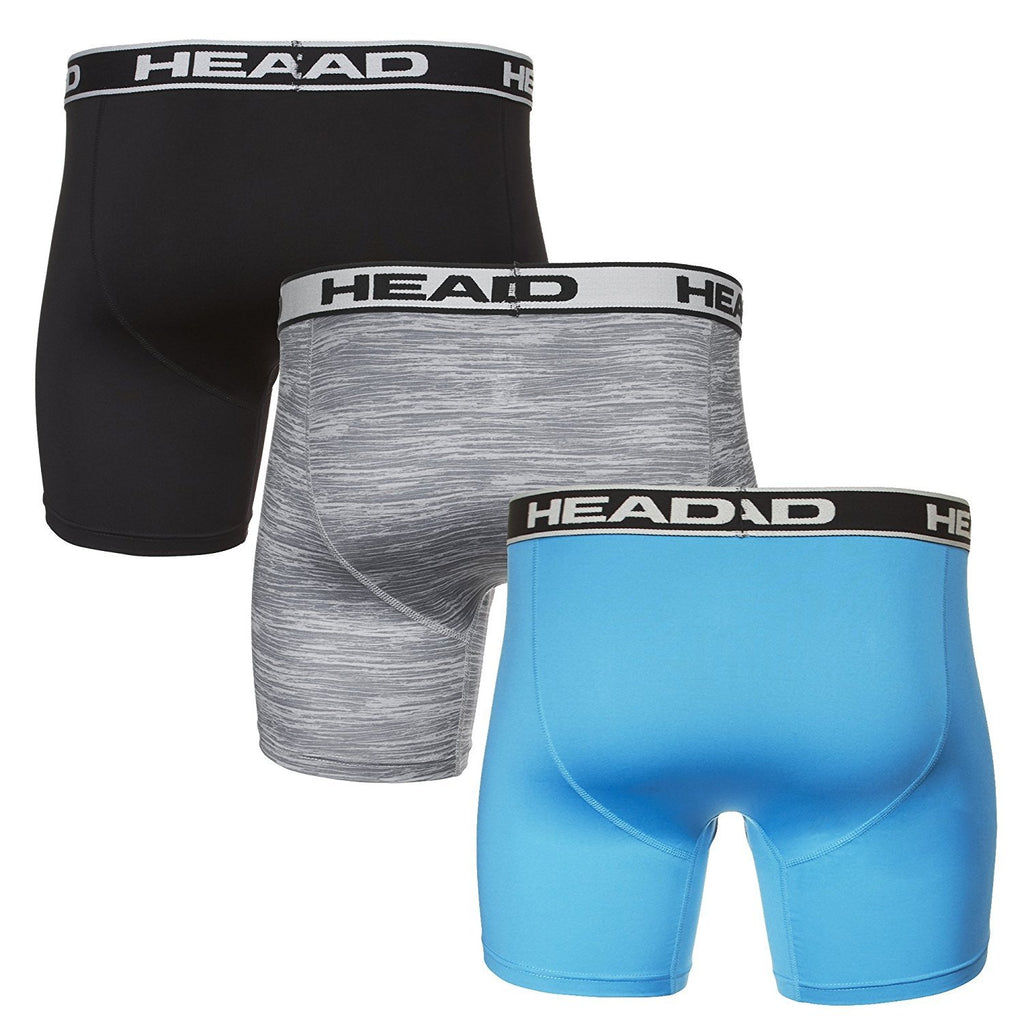 HEAD Mens Performance Underwear 3PACK Boxer Briefs