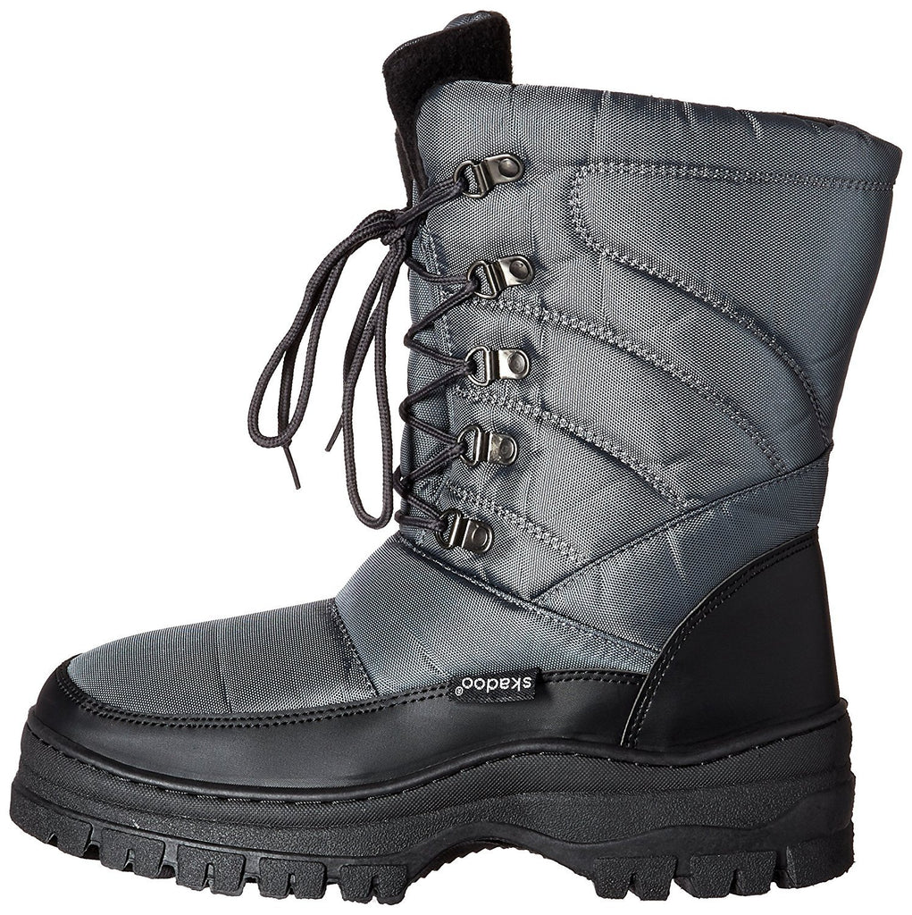 SkaDoo Mens Winter Snow Boots - Lace-up Closure Comfortable Weatherproof Sizes 7-13