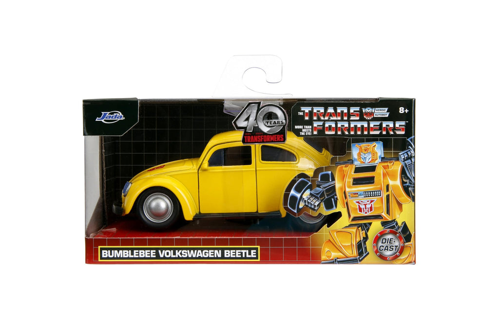 Transformers 1:32 G1 Bumblebee Volkswagen Beetle Die-Cast Car, Toys for Kids and Adults