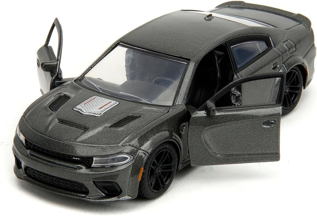 2021 Charger SRT Hellcat Gray Metallic (2023) Movie Series 1/32 Diecast Model Car by Jada 34473