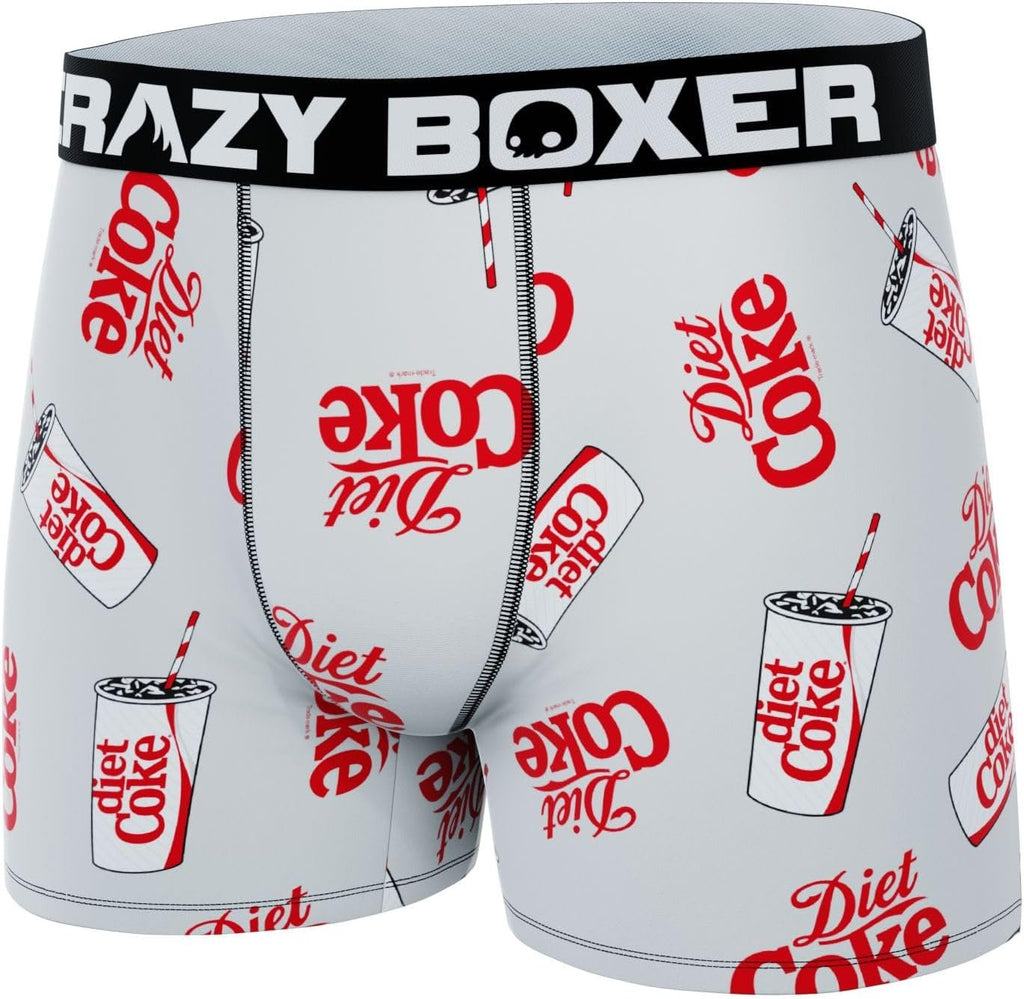 CRAZYBOXER Men's Underwear Coca Cola Stretch Breathable Boxer Brief Anti-irritation