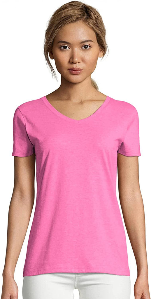 Hanes Women's X-Temp V-Neck T-Shirt (42V0)