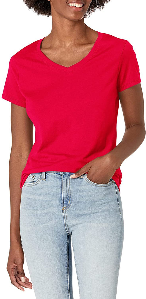 Hanes Women's X-Temp V-Neck T-Shirt (42V0)