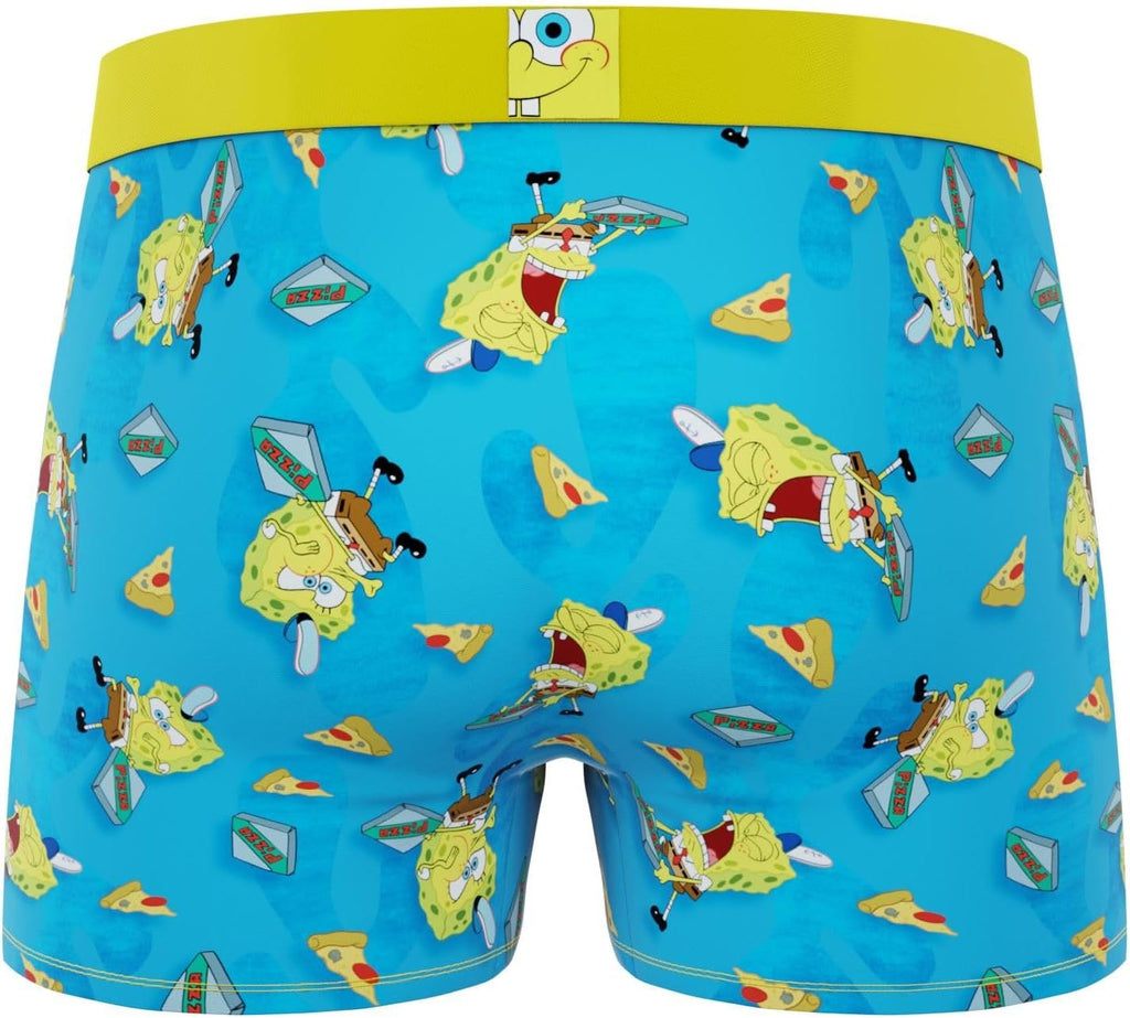 CRAZYBOXER Men's Underwear Spongebob Squarepants Anti-irritation Comfortable Boxer Brief Breathable