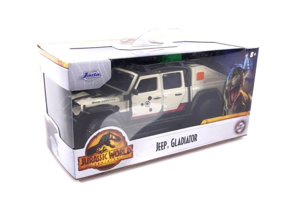 Jurassic World Dominion 1:32 Jeep Gladiator Die-Cast Car, Toys for Kids and Adults