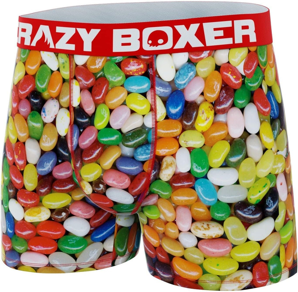 CRAZYBOXER Men's Underwear Jelly Belly Beans Stretch Breathable Boxer Brief Anti-irritation