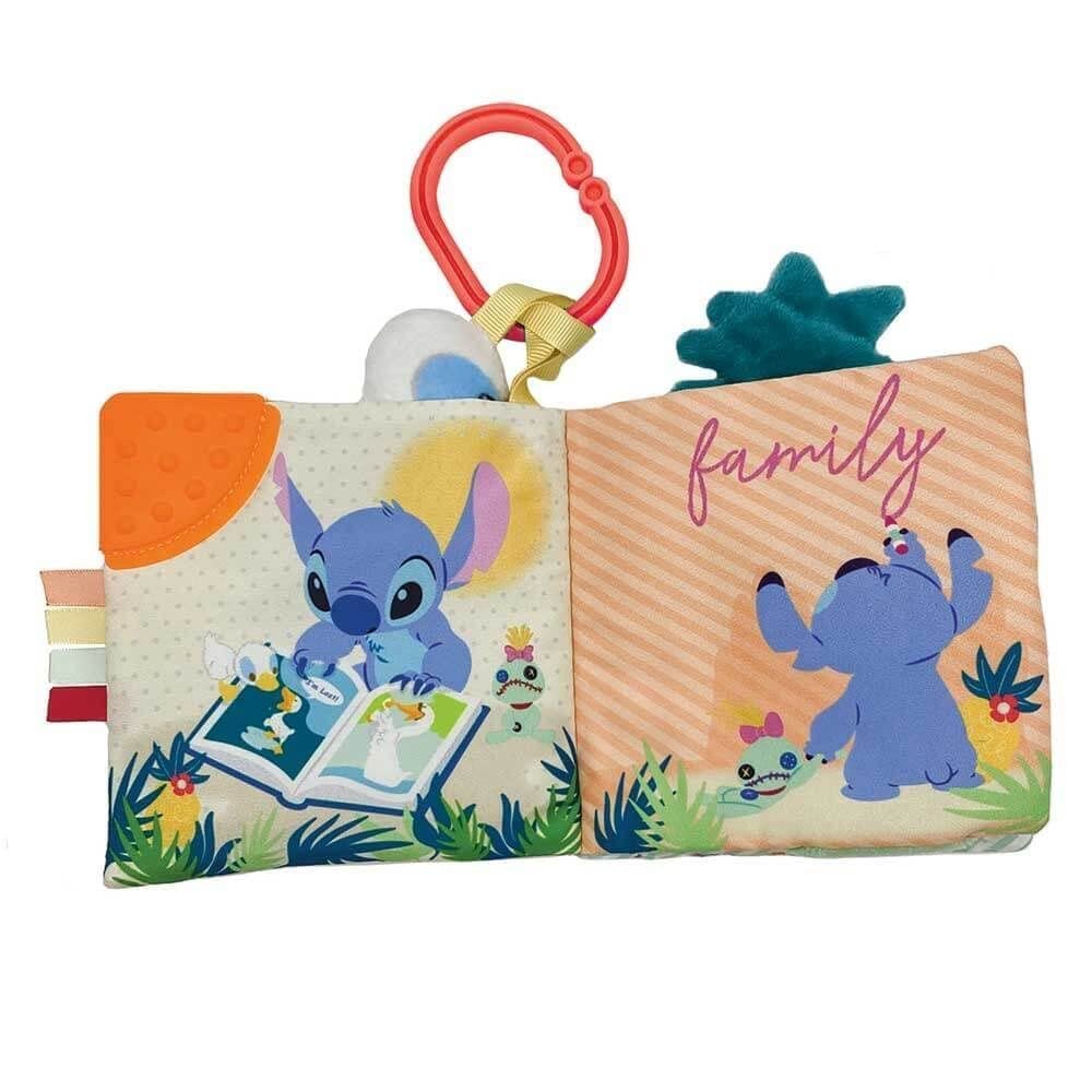 KIDS PREFERRED Disney Baby Lilo & Stitch Soft Book: Stitch ON-The-GO Soft Book, Blue Medium