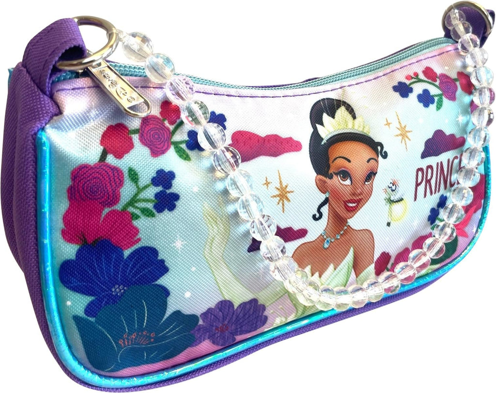 Ruz Disney Licensed Little Girl Shoulder Handbag With Beaded Handle (Ariel - Little Mermaid)