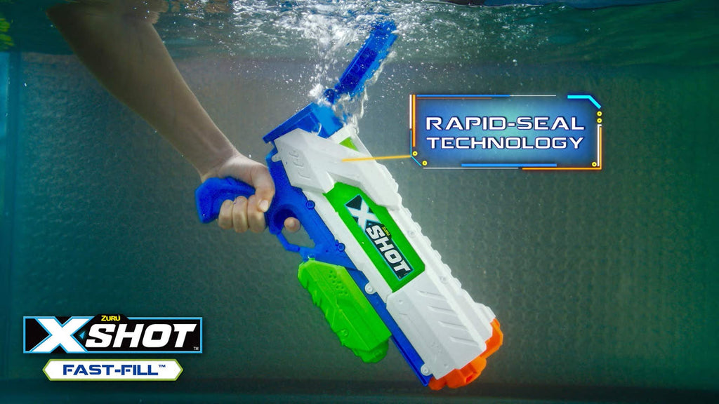 X-Shot Water Warfare Fast-Fill Water Blaster by ZURU (Fills with Water in just 1 Second!)