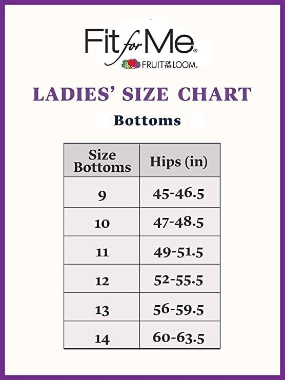 Fruit of the Loom Women's Breathable Underwear (Regular & Plus Size)