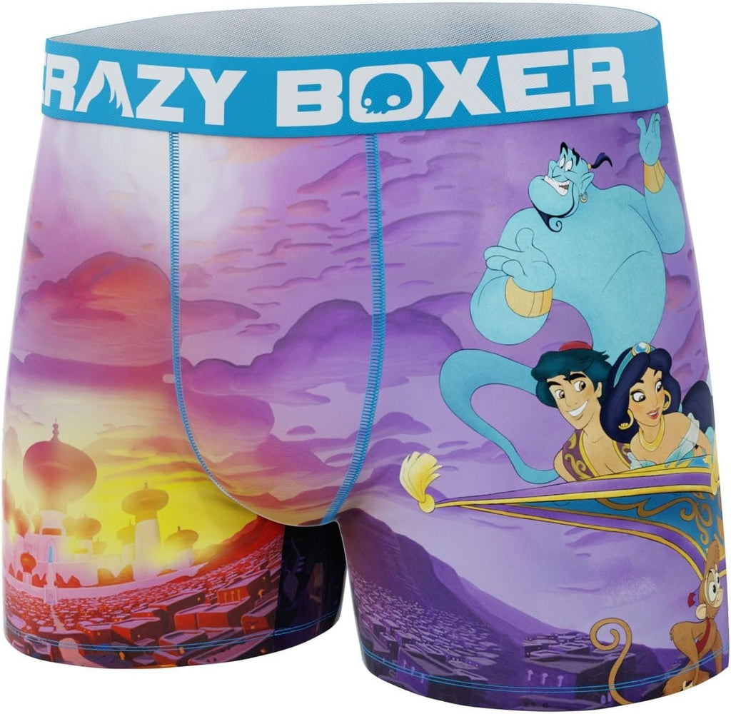 CRAZYBOXER Men's Underwear Disney Classic Resistant Non-slip waistband Boxer Brief Breathable