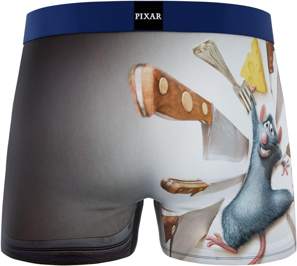 CRAZYBOXER Men's Underwear Disney Classic Original Distortion-free Boxer Brief Soft (3 PACK)