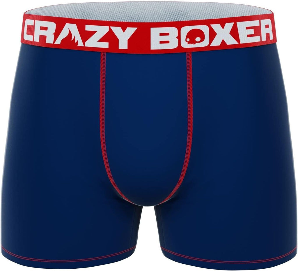 CRAZYBOXER Men's Underwear Kelloggs Lightweight Breathable Boxer Brief Freedom of movement (3 PACK)