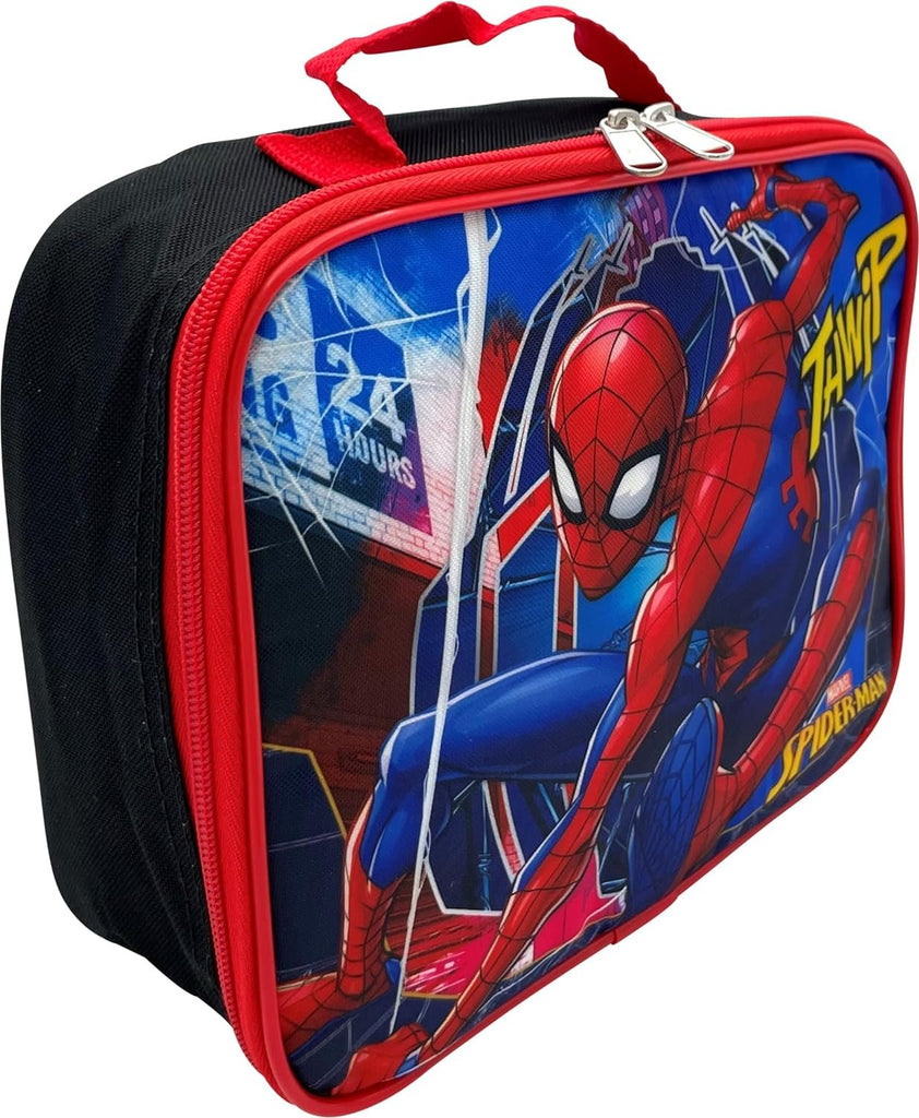 Disney/Marvel Licensed Kids Insulated Lunch Box (Cars- Red)