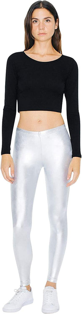 American Apparel Women's Metallic Legging