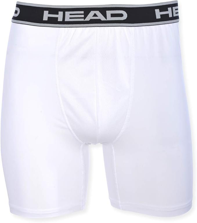 HEAD Mens Performance Boxer Briefs - 12-Pack Performance Fit Breathable Tagless Underwear S-5XL Regular or Plus Size