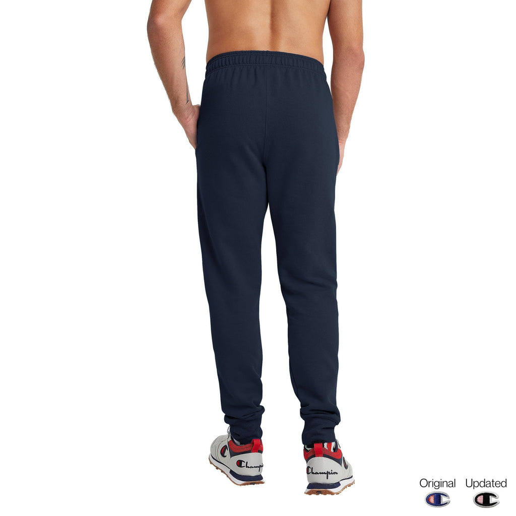 Champion, Powerblend, Fleece Joggers, Comfortable Sweatpants for Men (Reg. or Big, Black Script, XX-Large Tall