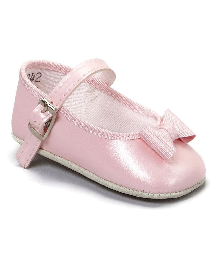 Pitter Patter Infant Patent Mary Jane Crib Shoes (Sizes 0-3 Available)