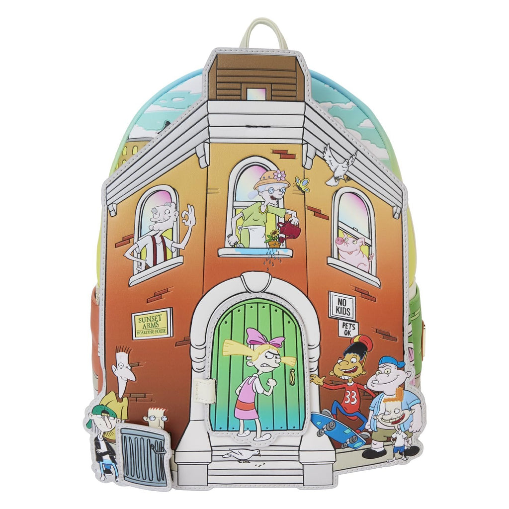 Loungefly Hey Arnold! Sunset Arms Boarding House Mini Backpack