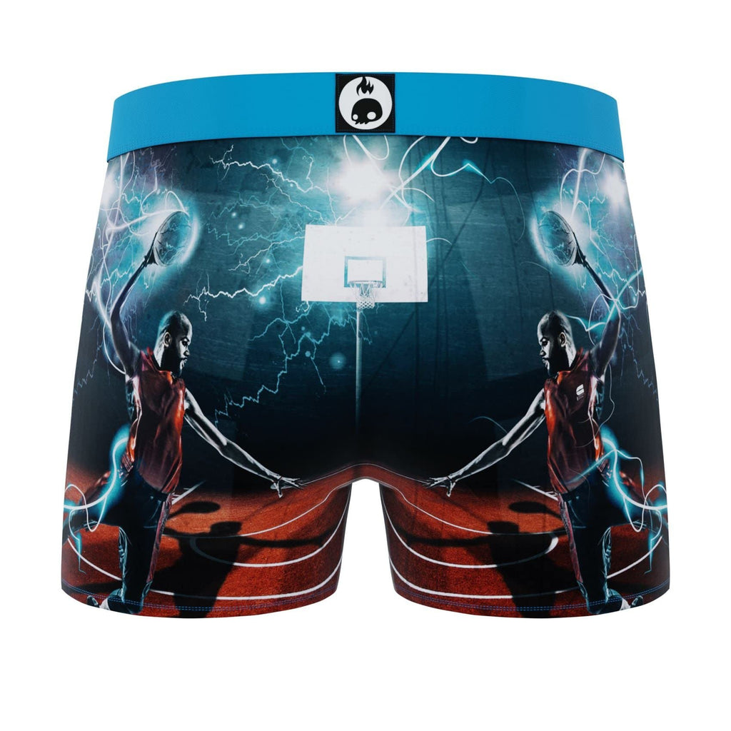 CRAZYBOXER All Star Baseball Baskterball Men's Boxer Briefs (2 pack)