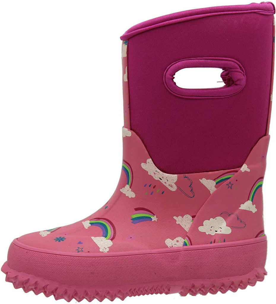 Storm Kidz Kid's Childrens Neoprene Outdoor Rain/Snow Boots Unisex Boys Girls