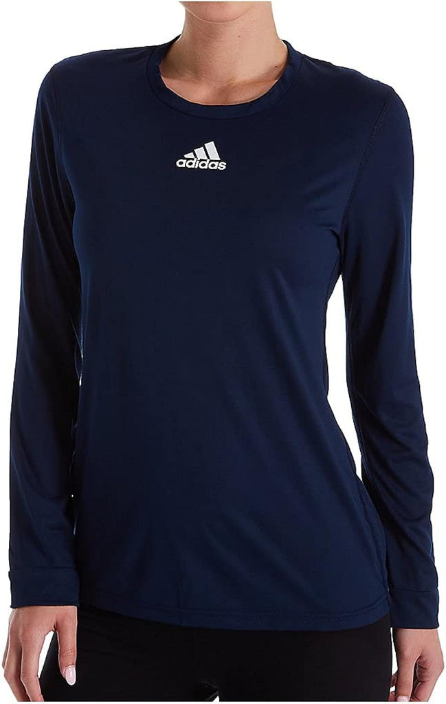 adidas Women s Creator Climalite Long Sleeve Crew Neck Tee 12H6 sandstormusa