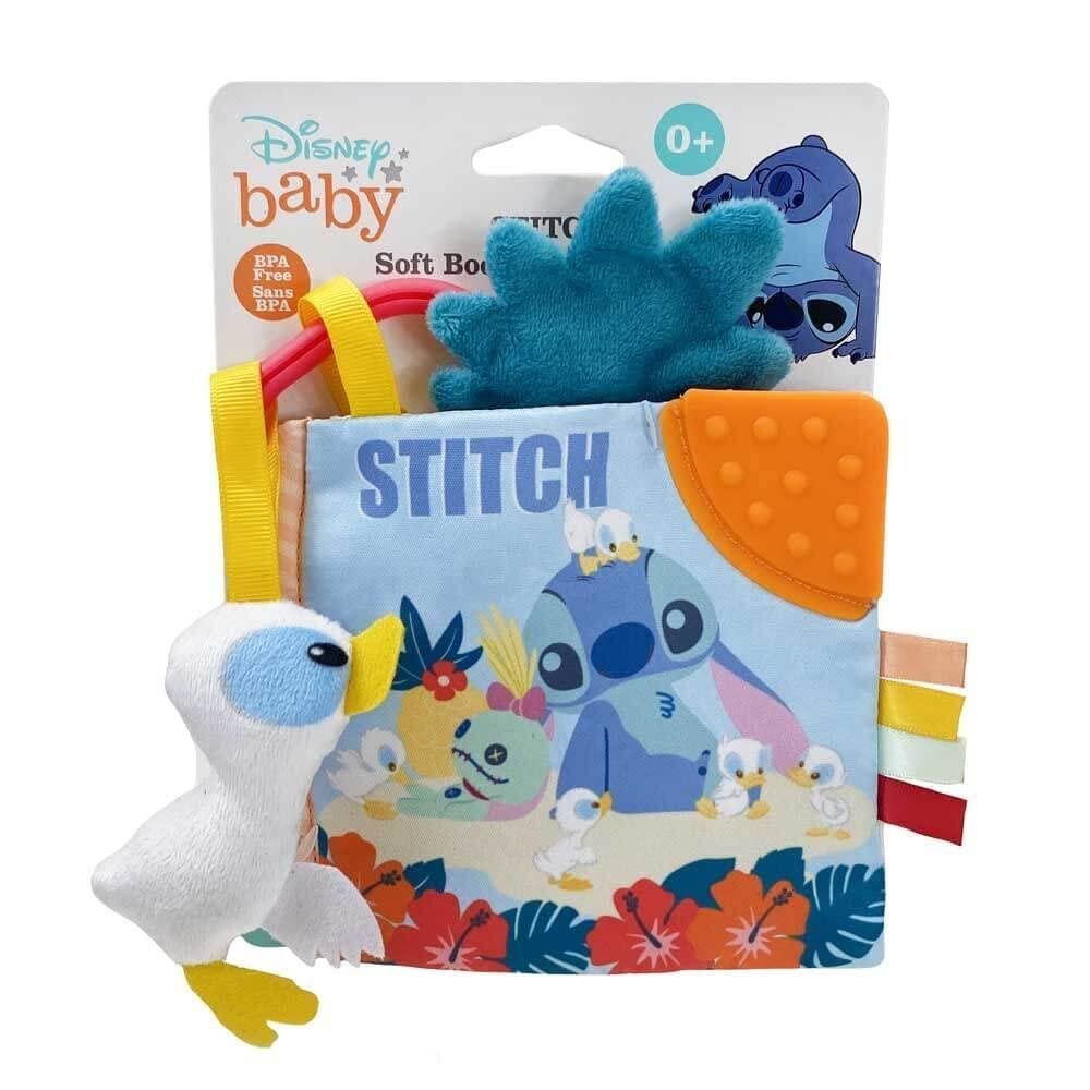 KIDS PREFERRED Disney Baby Lilo & Stitch Soft Book: Stitch ON-The-GO Soft Book, Blue Medium