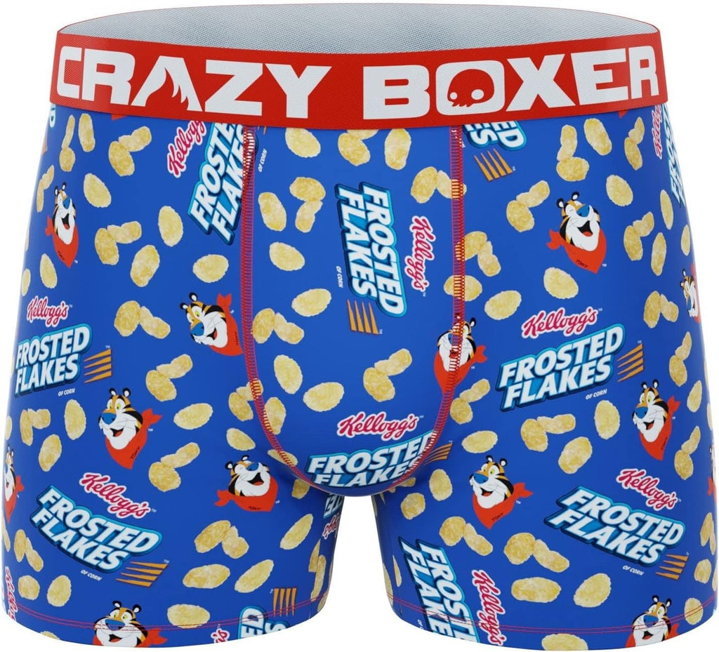 CRAZYBOXER Men's Underwear Kelloggs Stretch Comfortable Boxer Brief Lightweight