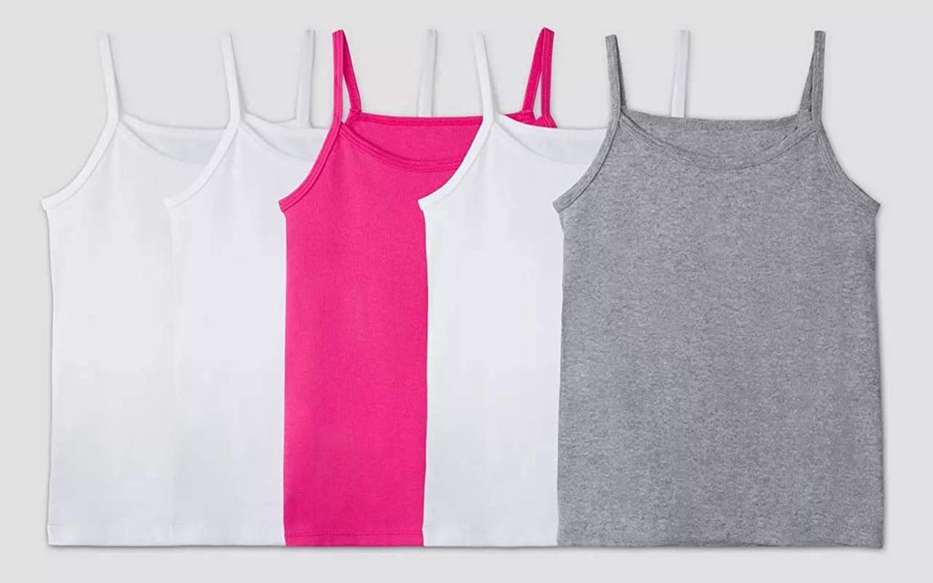 Fruit of the Loom Girls' 5pk Assorted Cami