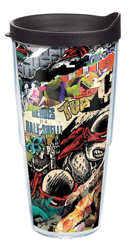 Tervis Nickelodeon Teenage Mutant Ninja Turtles Made in USA Double Walled Insulated Tumbler Travel Cup Keeps Drinks Cold & Hot, 24oz, Classic