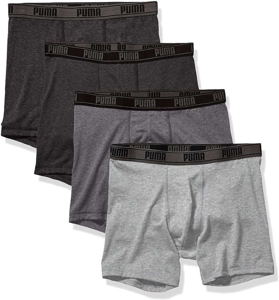 PUMA Men's 4 Pack Tech Boxer Brief