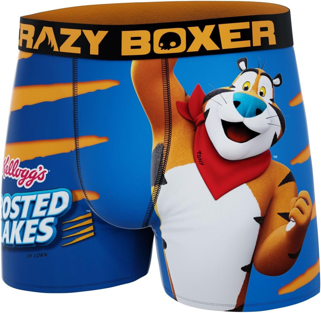 CRAZYBOXER Men's Underwear Kellogg's Waffle Non-slip waistband Soft Boxer Brief Distortion-free