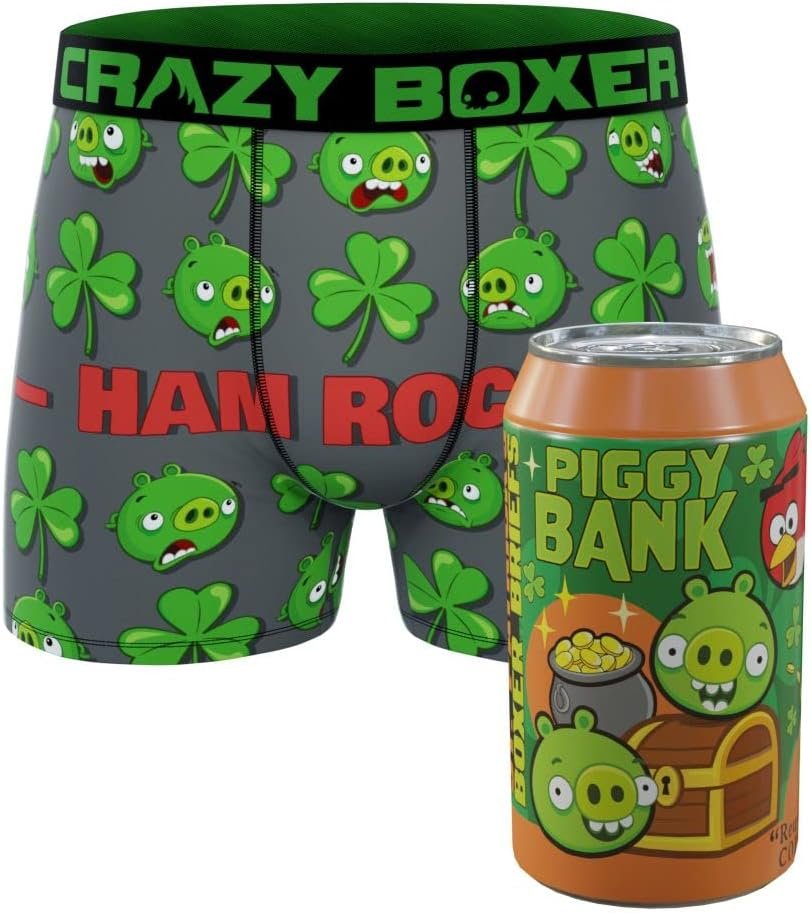 CRAZYBOXER Angry Birds Boxer Briefs (Creative Packaging)