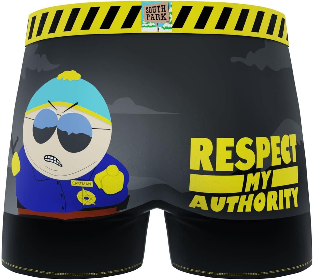 CRAZYBOXER Men's Underwear South Park Distortion-free Soft Boxer Brief