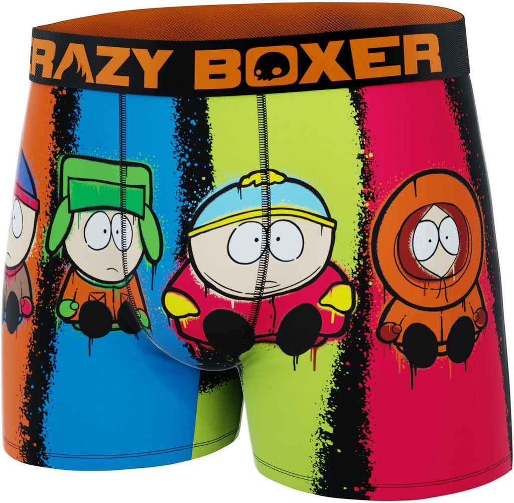 CRAZYBOXER Men's Underwear South Park Stretch Durable Boxer Brief Freedom of movement