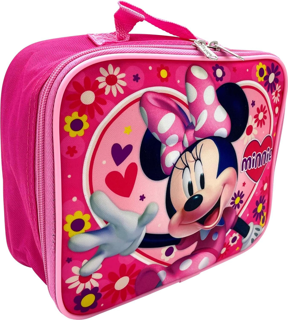 Disney/Marvel Licensed Kids Insulated Lunch Box (Cars- Red)