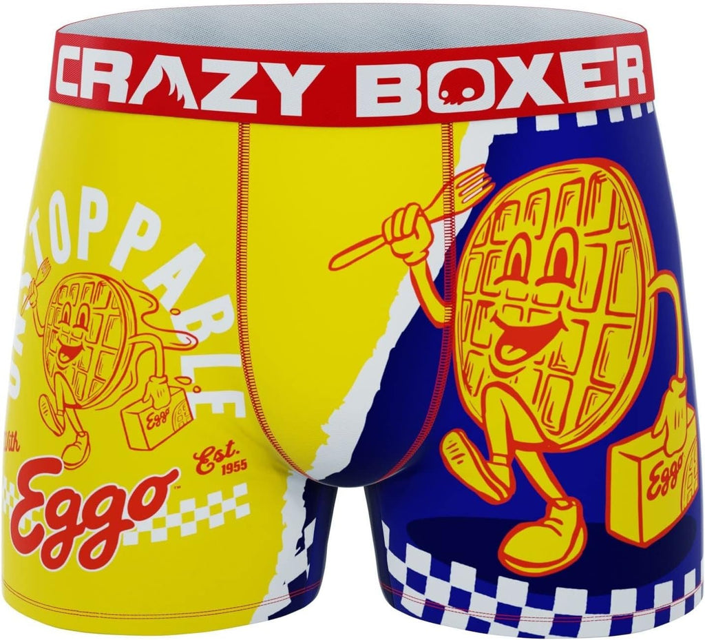 CRAZYBOXER Men's Underwear Kelloggs Non-slip waistband Breathable Boxer Brief (2 PACK)