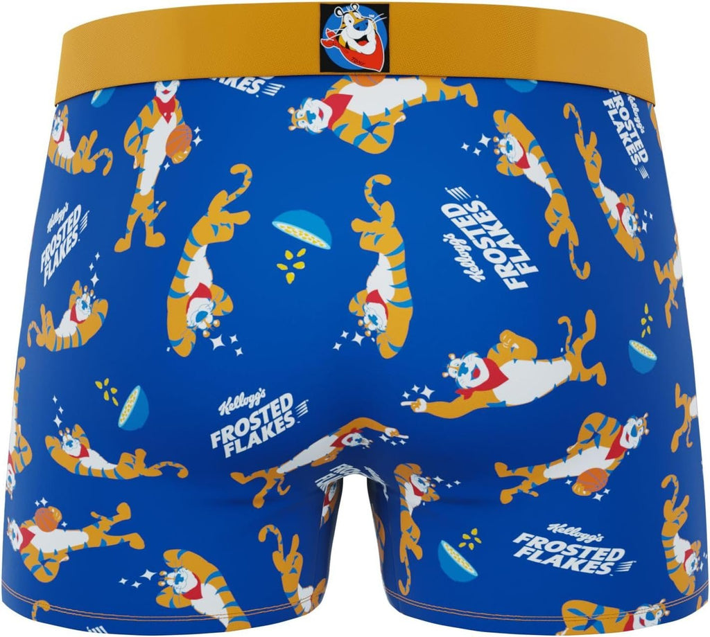 CRAZYBOXER Men's Underwear Kelloggs Non-slip waistband Breathable Boxer Brief (2 PACK)