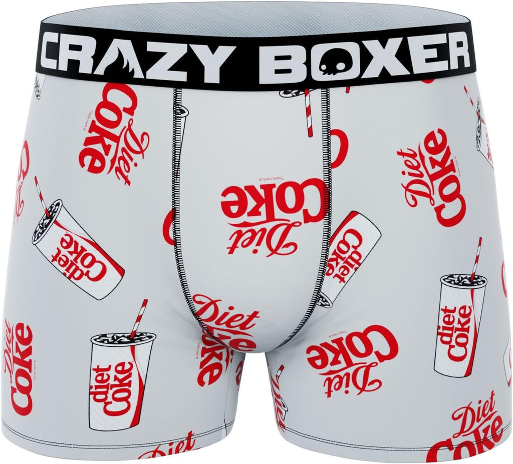 CRAZYBOXER Men's Underwear Coca Cola Stretch Breathable Boxer Brief Anti-irritation