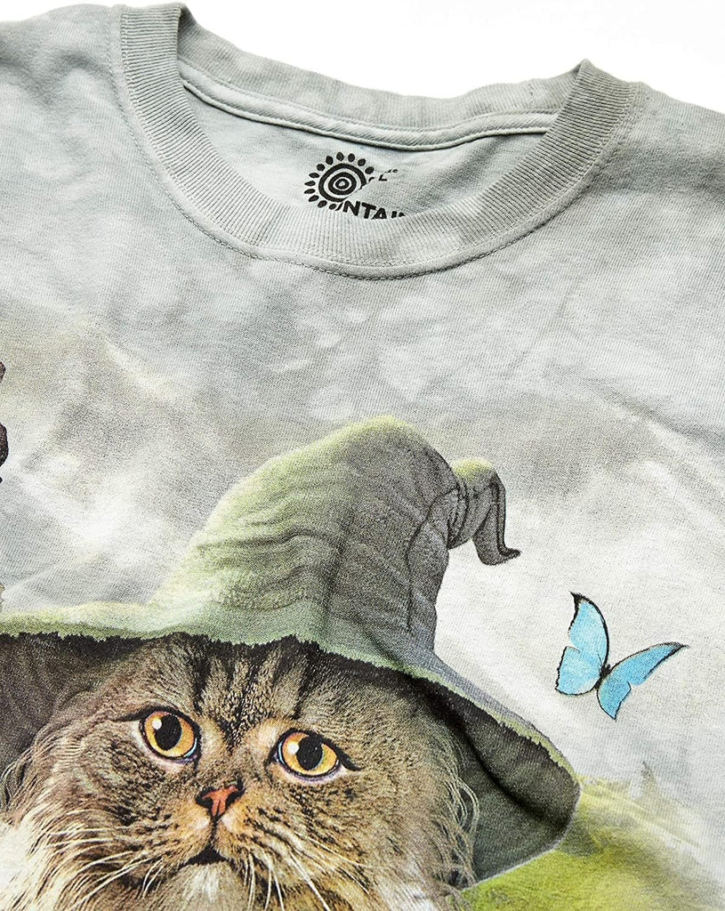 The Mountain Catdalf Unisex T Shirt | Premium, Hand-Dyed | Funny Cat Graphic Tee