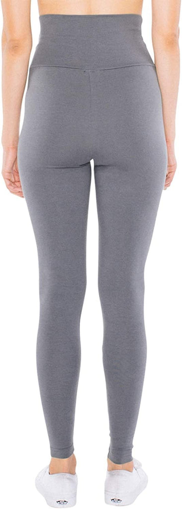 American Apparel Women's Cotton Spandex Jersey High-Waist Leggings