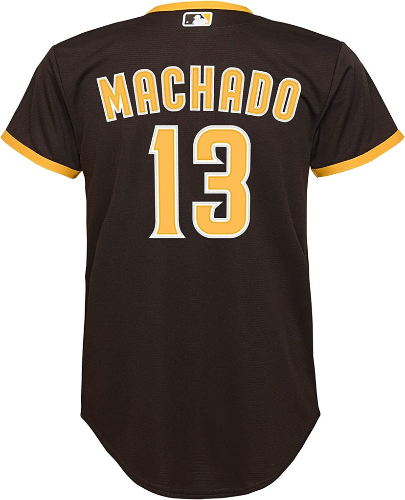 Outerstuff Manny Machado San Diego Padres #13 Brown Youth 8-20 Road Player Jersey