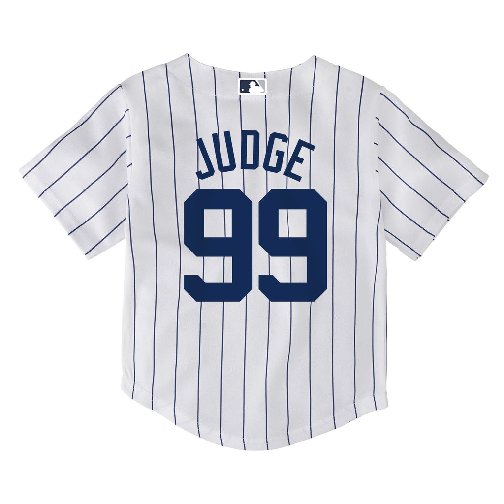 Aaron Judge New York Yankees MLB Toddler 2-4 White Home Player Jersey (4T)