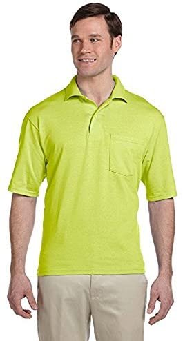 Jerzees Mens 50/50 Jersey Pocket Polo with SpotShield (436P)